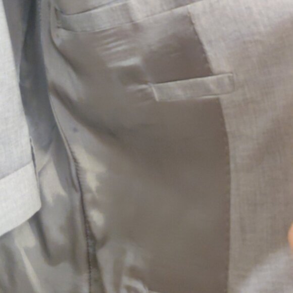 J Lindeberg grey sharkskin suit 38x30US 48x46EU modern slim fit Hopper 100% wool - Picture 7 of 11